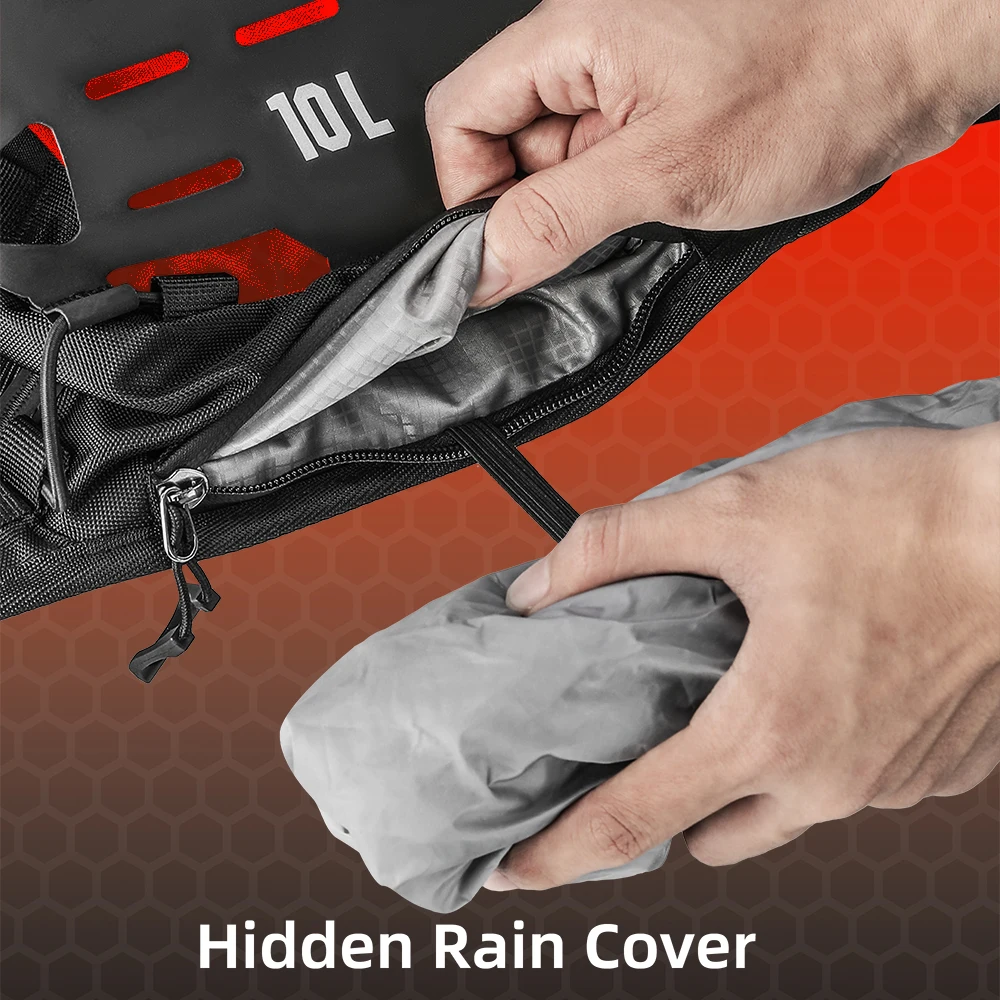 حقيبة ظهر للدراجات النارية مقا - مراجعة Motorcycle Gear Rain وسعره