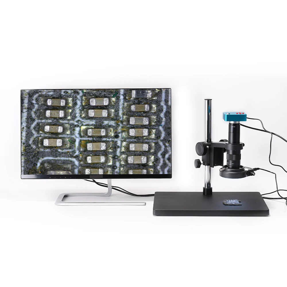 Câmera Industrial Digital HAYEAR Real True 2K Ultra HD com Sensor CMOS de 1/2.3 polegadas para Microscópio de Vídeo Digital para Joalheria, Soldagem e Reparo de PCB