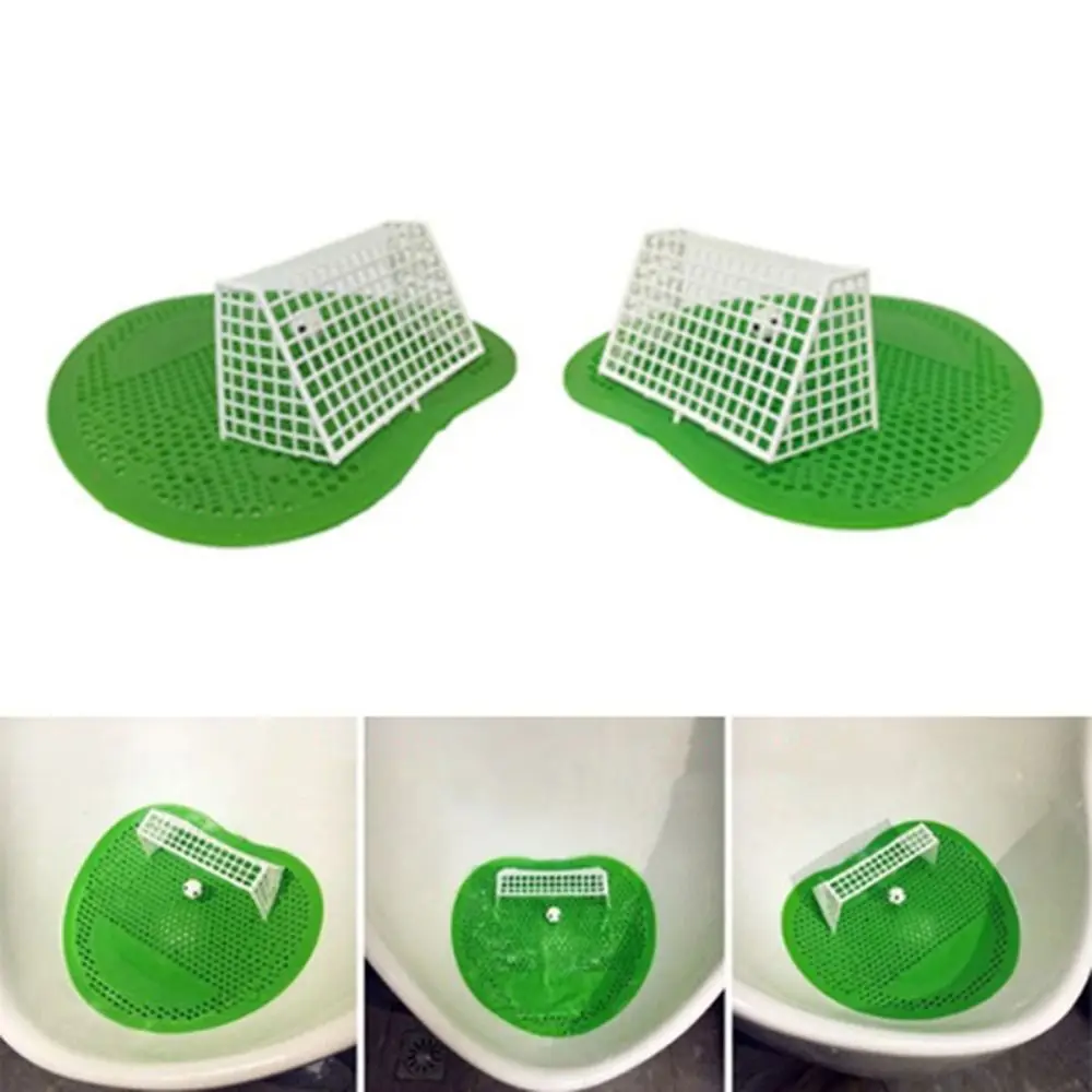 

1PC Aromatic Urinal Screen Prevent Splashing Football Goal Aroma Pad Anti-Clog Desodorisant Men's Toilet