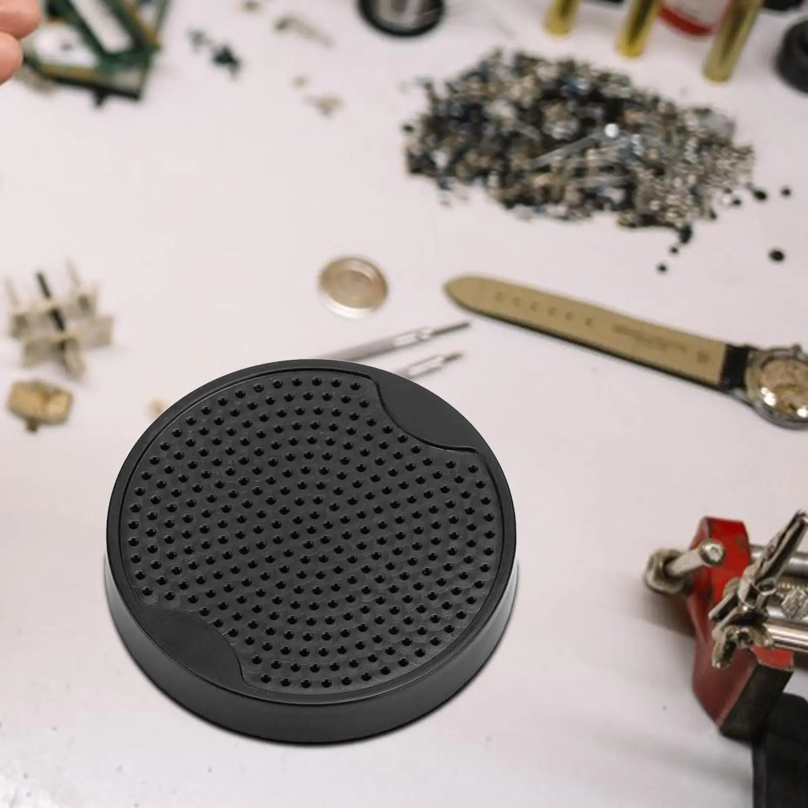 6x صينية وضع ملحقات لوحة دعم قرص الساعة للمبتدئين في صانع الساعات