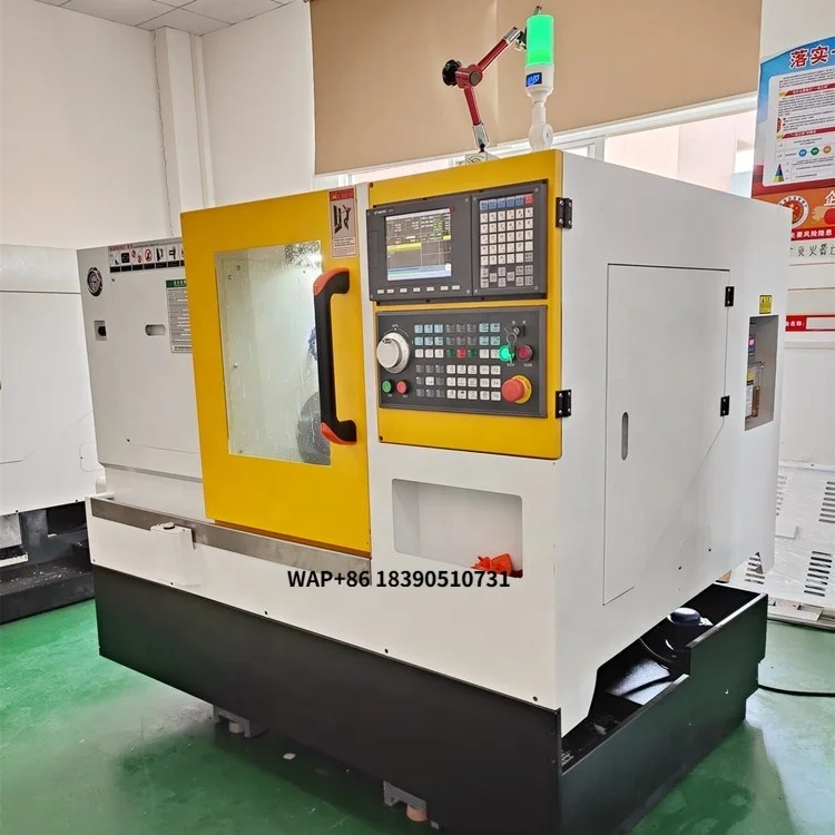 

horizontal flat bed numerical control lathe turning center single axis automatic grade heavy duty motor parts accessories