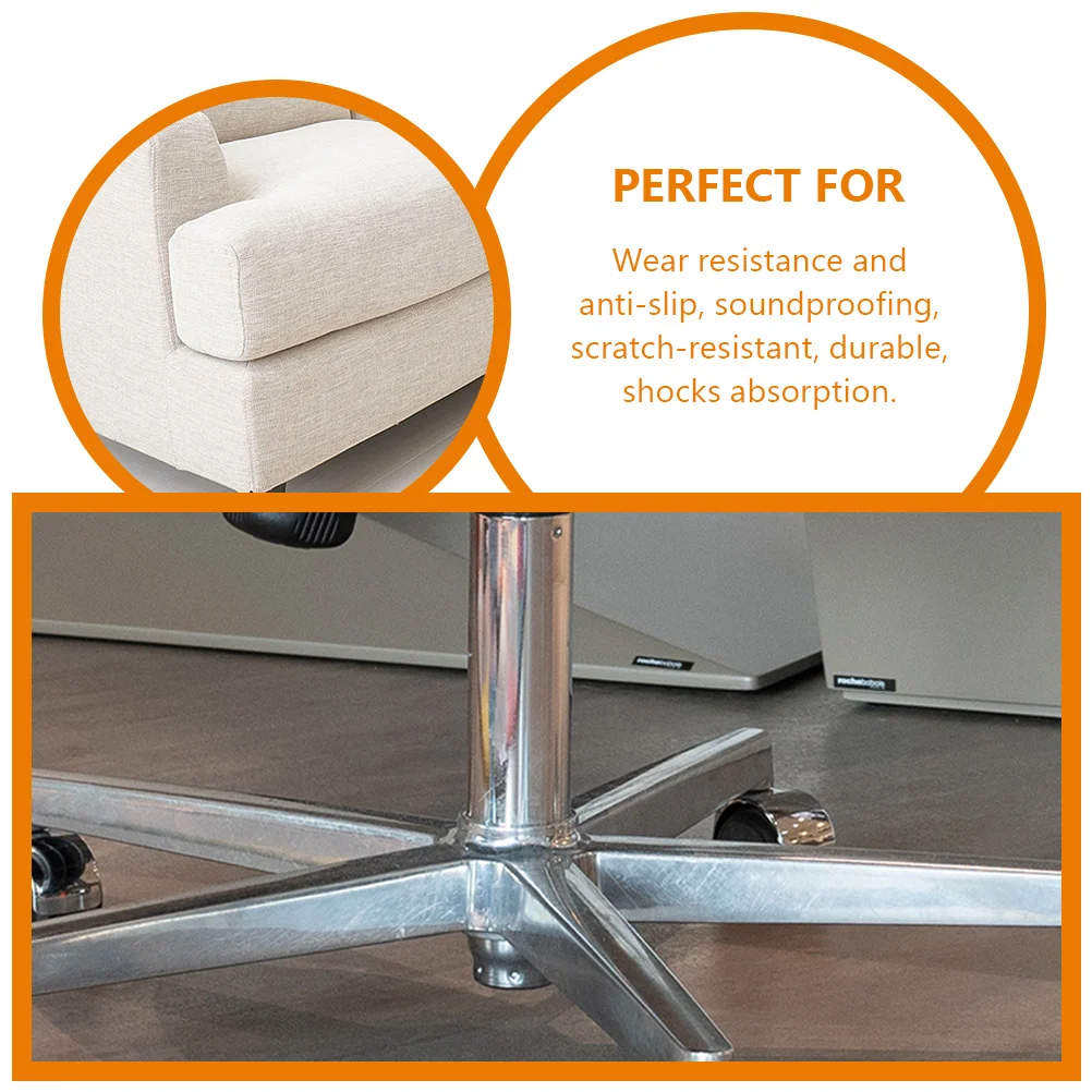 

10pcs Table Leg Pads Floor Protectors Chair Wheel Stoppers Furniture Coasters Wear Resistant Non Slip Durable Household Home