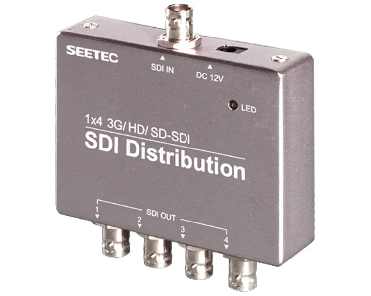 SEETEC mini converter video distribution amplifier 1 input 4 output 3G HD SDI splitter