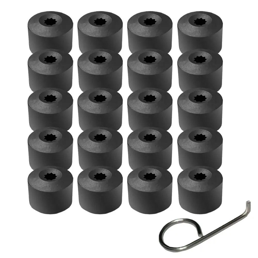 20Pcs Car Wheel Cover Hub Nut Bolt Covers Cap 17mm Auto Tyre Screws Exterior Protection Accessories for Golf MK4