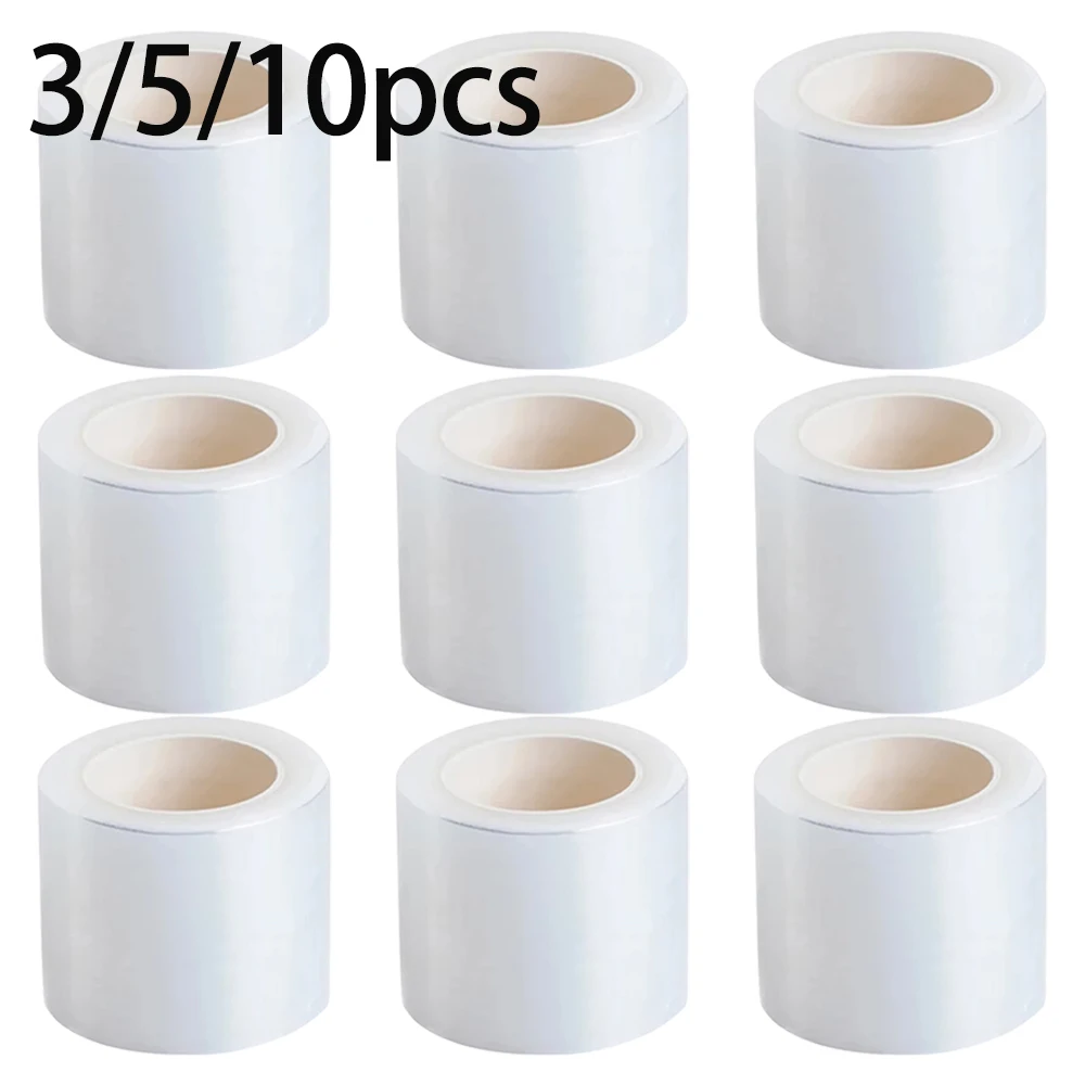 

3/5/10 Roll Tattoo Film Wrap Clear Cover Plastic 4mm*200m Disposable Eyebrow Eyelashes Lip Cleaning Transparent Makeup Tool