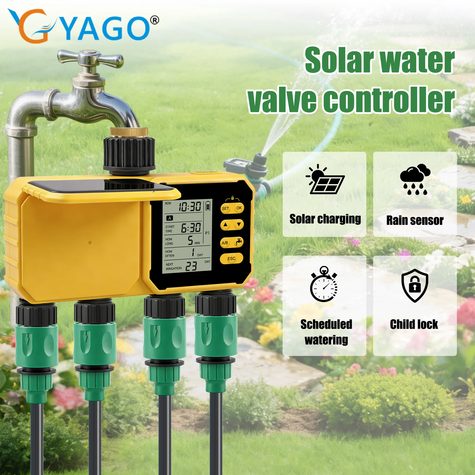 Yago 4 Zone Solar P…