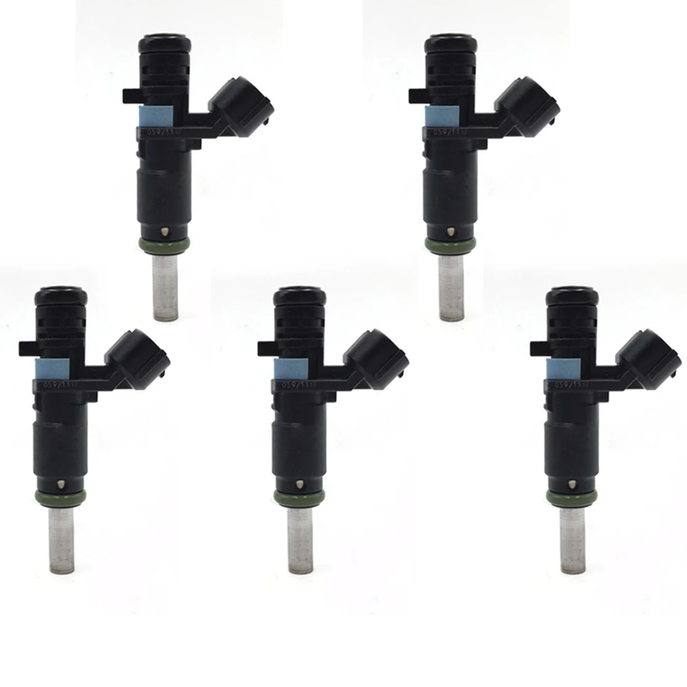 5Pcs Fuel Injector 07K906031C for 2007-2014 Volkswagen Passat Golf Jetta 2.5L L4