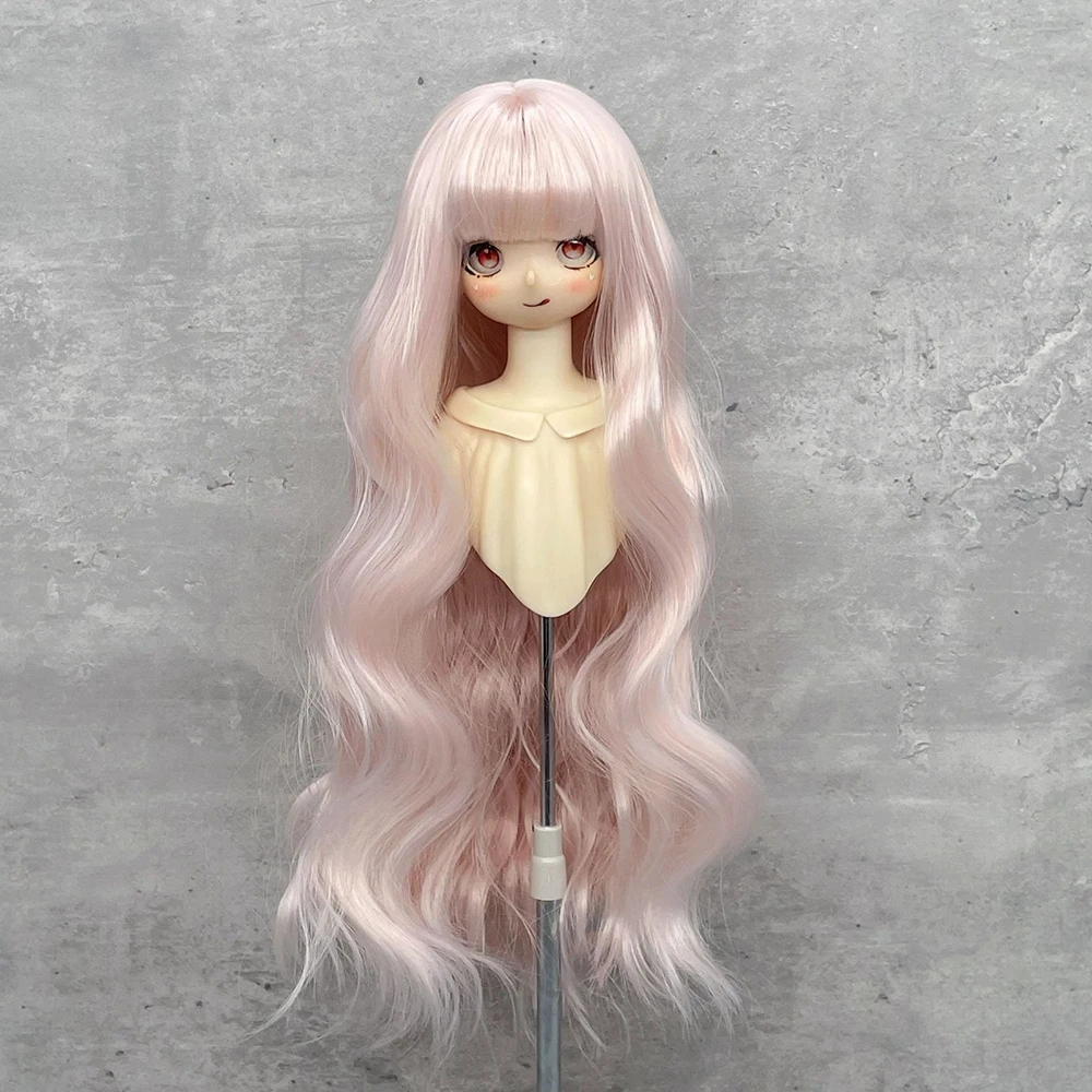 Puppenperücke mit Locken für Puppen 1/6 1/4 1/3 BJD Puppenhaar Lange bunte Perücke Prinzessinnenhaarperücke – Detail 3