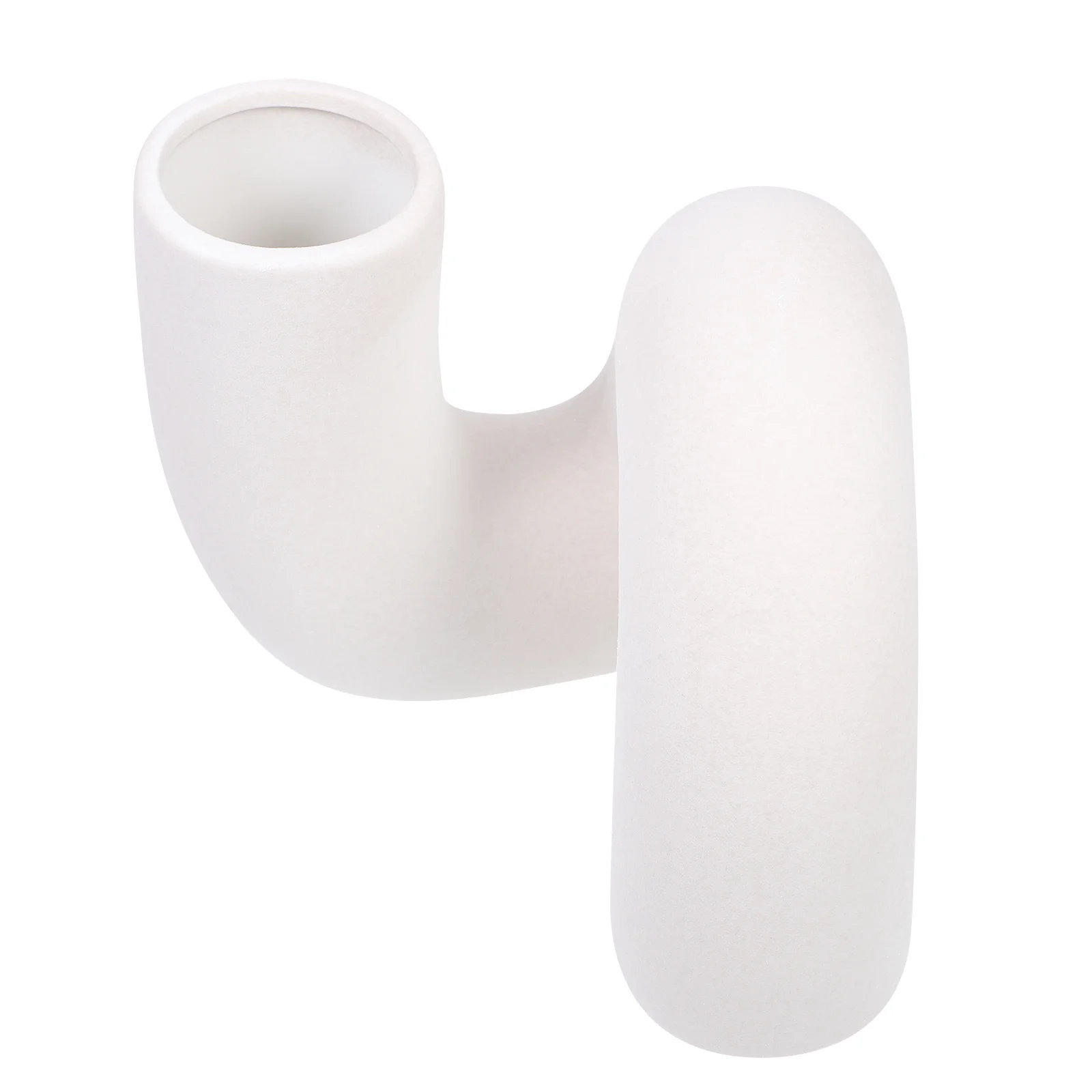 

Twist-Shaped Ceramic Vase Modern Home Decoration Dried Flower Arrangement Container Artistic Desktop Centerpiece for Living Room