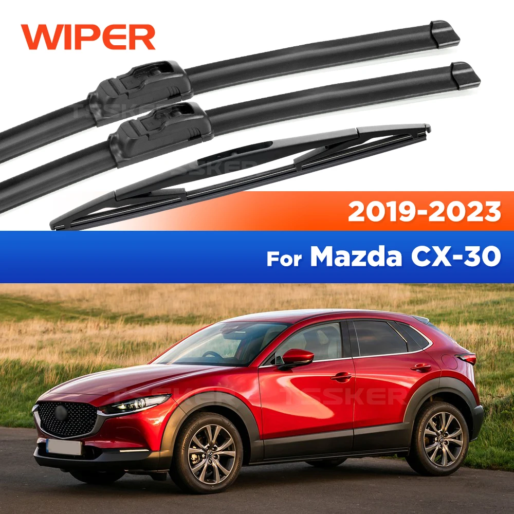 

For Mazda CX-30 CX30 2019-2023 2020 2021 2022 Wiper Front & Rear Wiper Blades Windshield Windscreen Window Brushes 26"+16"+14"