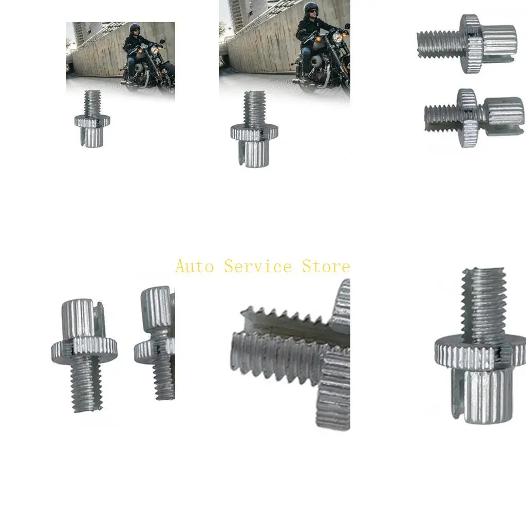 462A 1 Pair Heavy Duty Electric Bike Motorcycle Clutch Line Adjusters Regulating Screw Corrosion Resistant 8Mm Threaded Design