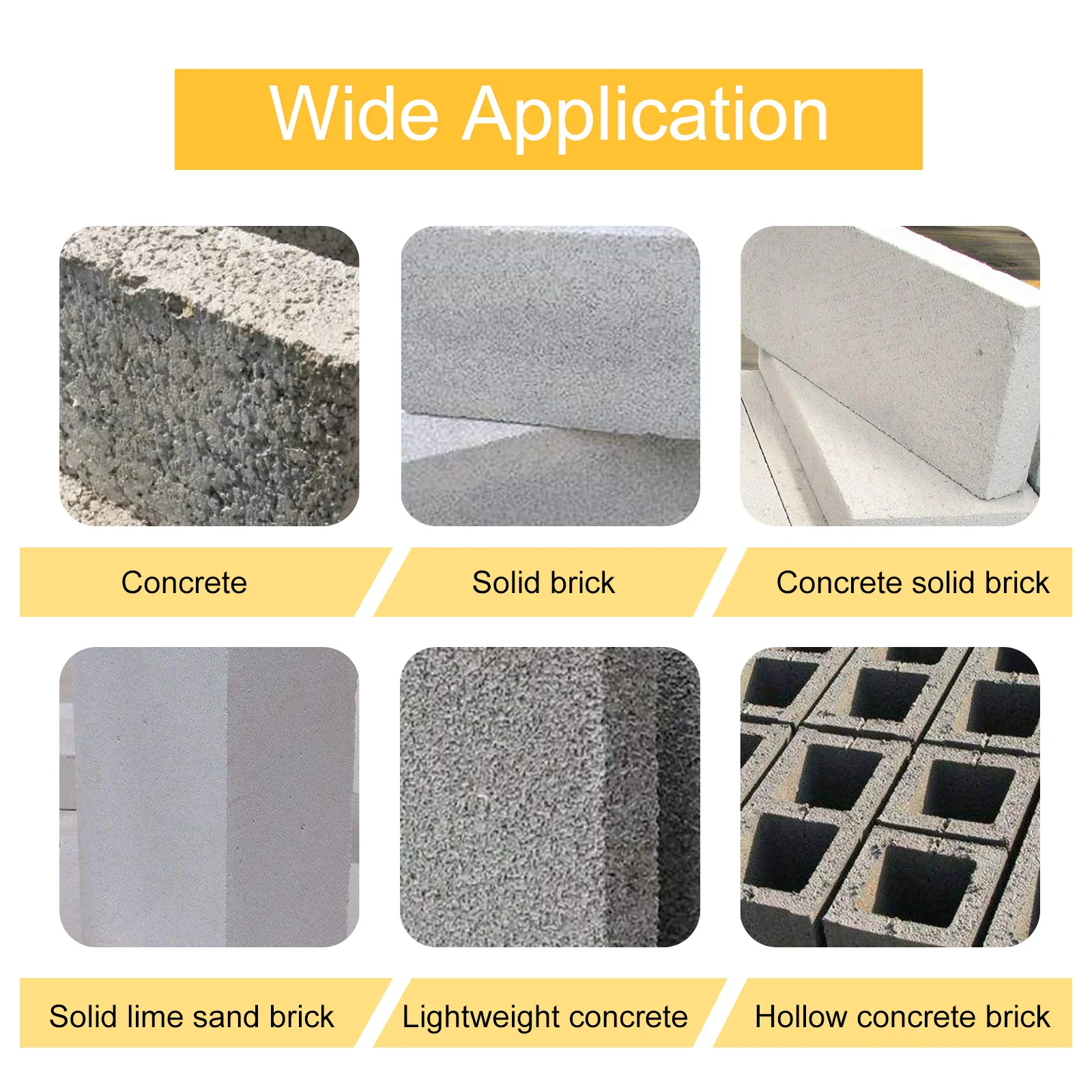 

100 pcs Yellow Wall Stainless Steel Screws Plastic Hollow Anchors For Drywall Self-Drilling Anchors Rust Resistant Flat Head