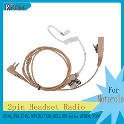 Walkie Talkie Secrutiry 2 Pin Earpiece Earphone Headphone Headset for Motorola ep450 dep450 dp1400 cp185 200 040 kirisun DP405