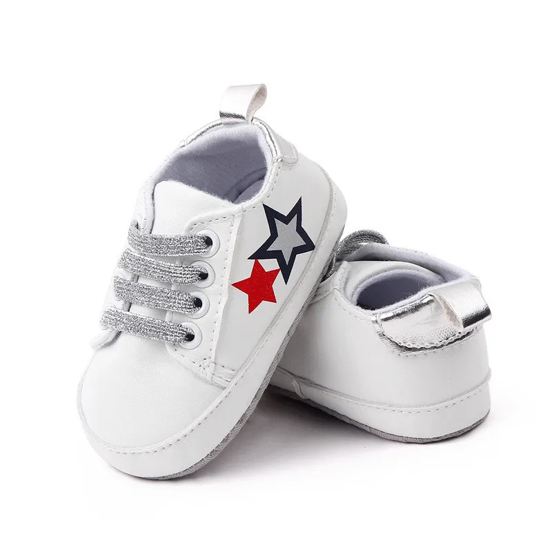 2022 New Baby Shoes Sneakers Infant Toddler Casual PU First Walkers Soft Sole Antislip Newborn Boys Girls Sport Shoes