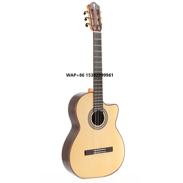 

All Solid Spruce Top Rosewood Back and Sides GK Pro Style Classical Guitar