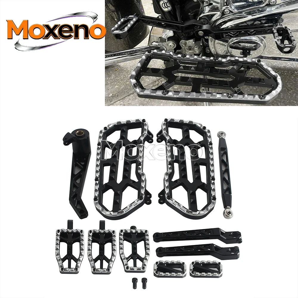 

Motorcycle Front Rear Floorboards Foot Pegs Brake Shift Lever Set For Harley Touring FLHR FLHTK FLRT FLHX FLHXS FLTR FLHT 14-26