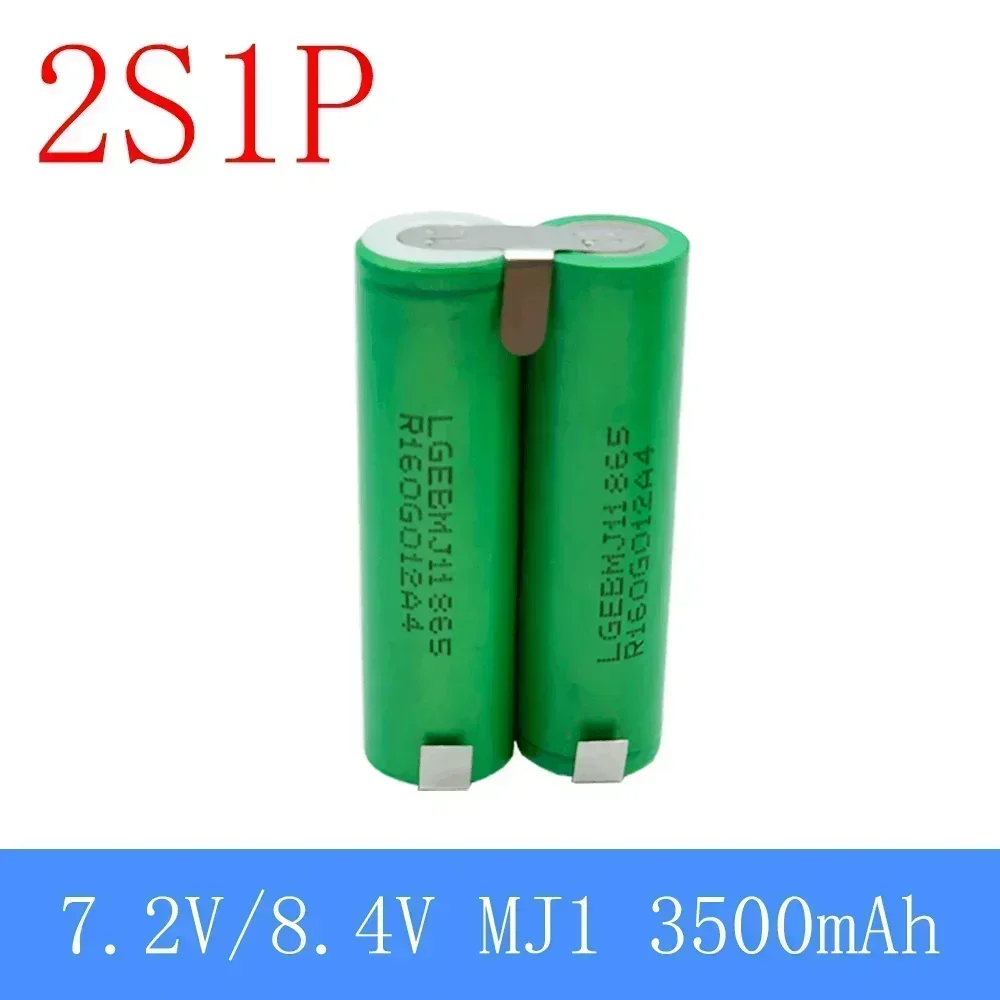 2024-2S1p 1s3p 3s2p 4s2p 5s2p 18650 Paket Baterai Daya 3500 MAh 18 V Obeng Baterai Lithium MJ1