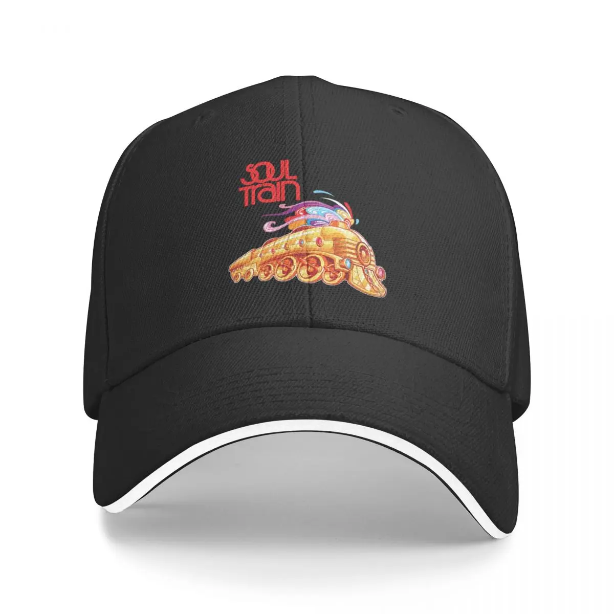 Soul Train Logo Baseball Cap Hat Man For The Sun Snapback Cap Hat Luxury Brand Wild Ball Hat Luxury Woman Men's