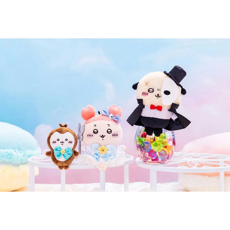 Kawaii Chiikawas Super Magical Girl Series Plush Keychain Plush Toy Pendant Cute Hachiware Usagi Cartoon Pendant Gift