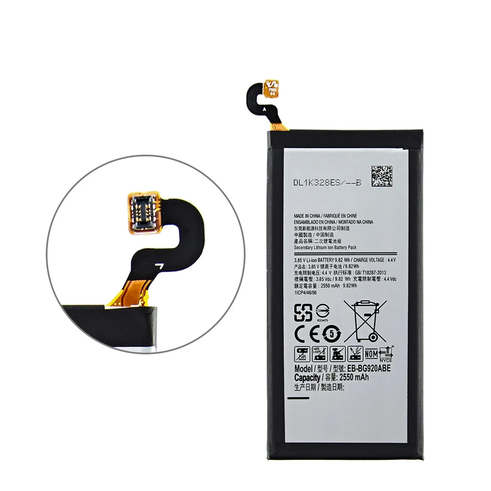 Genuine New EB-BG920ABE EB-BG920ABA 2550mAh Battery For Samsung Galaxy S6 G9200 G9208 G9209 G920F G920 G920V/T/F/A/I +Tools