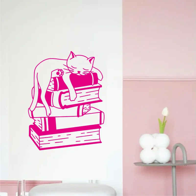 

Books Wall Decal Books Quote Boy reading Book Wall Stickers for school Classroom Kids Room Decoration Mural Vinyl Decal #299