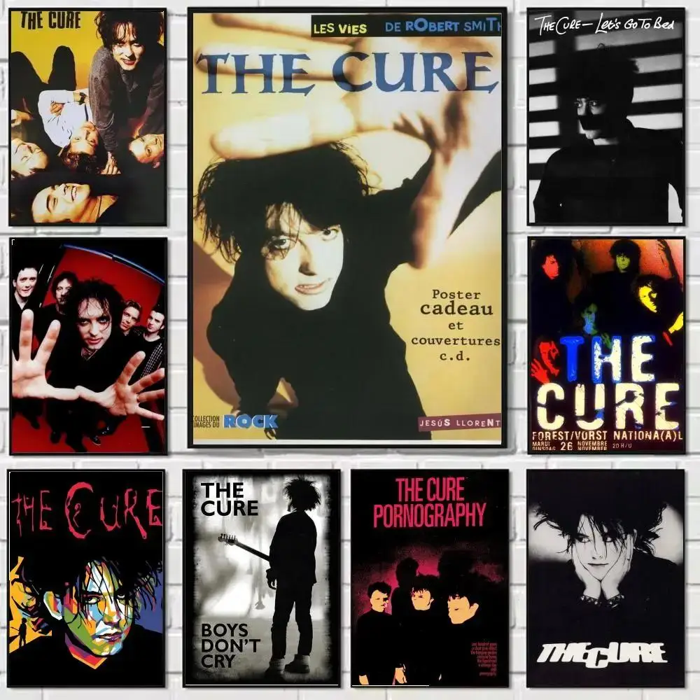 The Cure Painting Calligraphy Canvas Poster Crease Free Waterproof Durable All Space Wall Decor