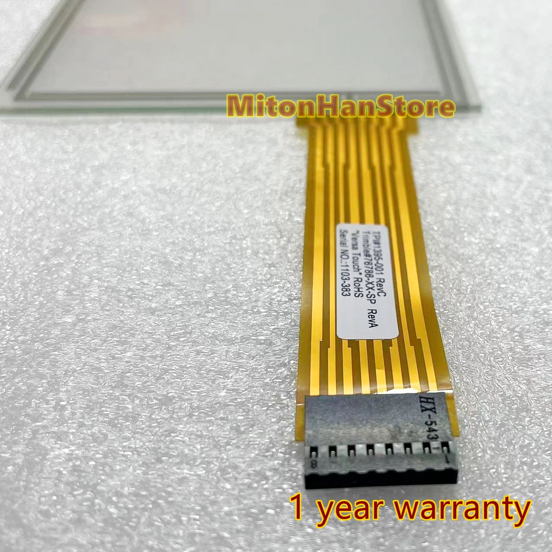 جديد لـ Trimble 76786-XX-SP Rev A TPI # 1395-001 Rev C محول رقمي زجاجي بشاشة تعمل باللمس 199 مم * 119 مم