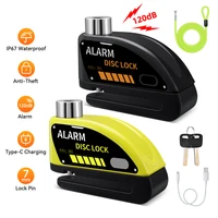 Candado de Disco con Alarma Antirrobo para Moto y Bicicleta
