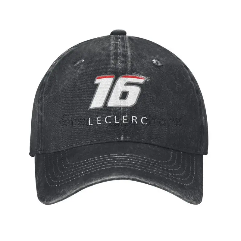 bone-de-beisebol-grafico-charles-leclerc-f1-assinatura-ajustavel-de-algodao-lavado-chapeu-de-caminhoneiro-verao-vintage-viseiras-de-sol-bones-de-beisebol