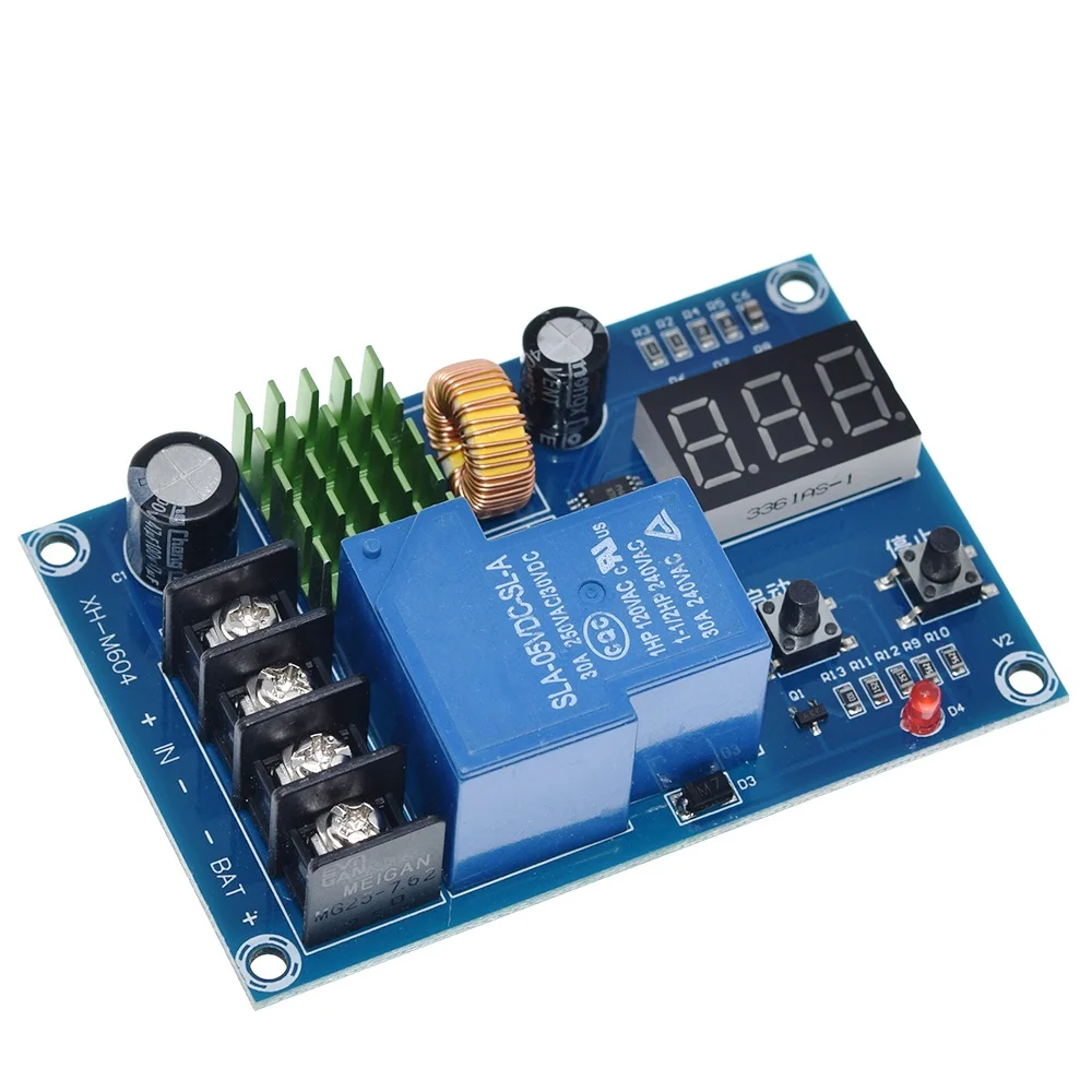 XH-M604 Battery Charger Control Module DC 6-60V Storage Lithium Battery Charging Control Protection Board Switch