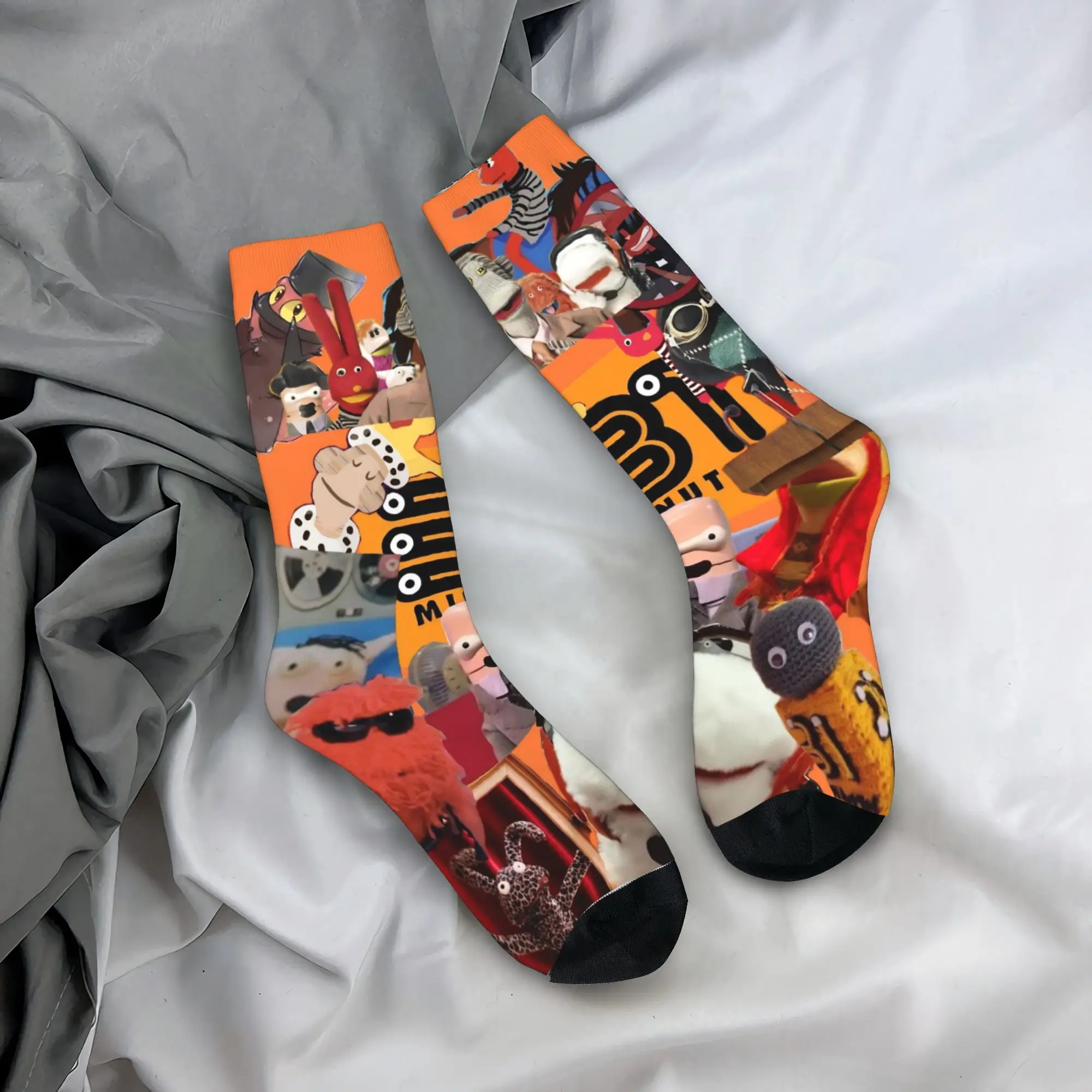 

Красочные 31-минутные баскетбольные носки с чилийской комедии, длинные носки из полиэстера для унисекс, нескользящие