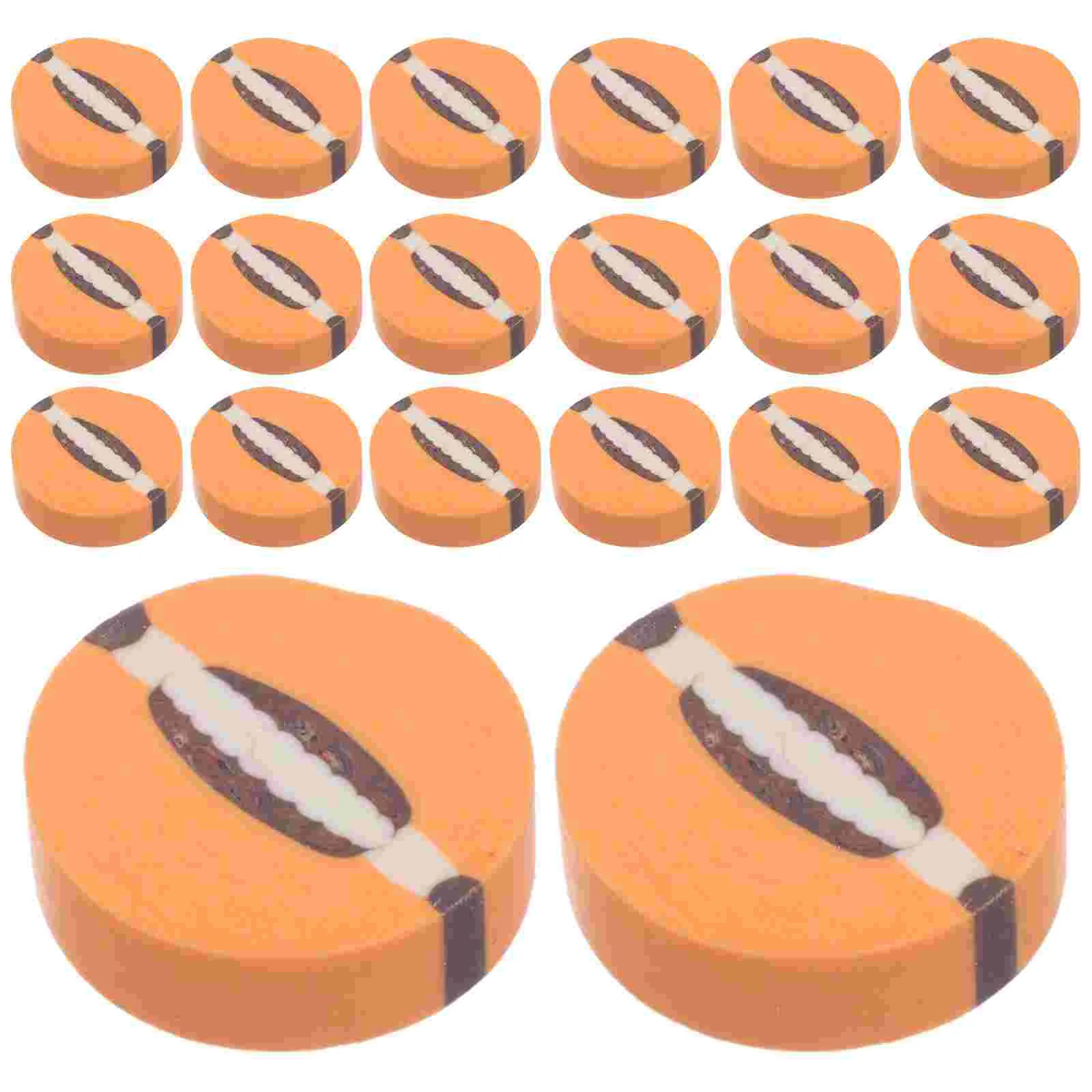 70 Pcs Football Rubber Mini Erasers Soccer Kids Sports Supplies Balls Children Stationery Cartoon for