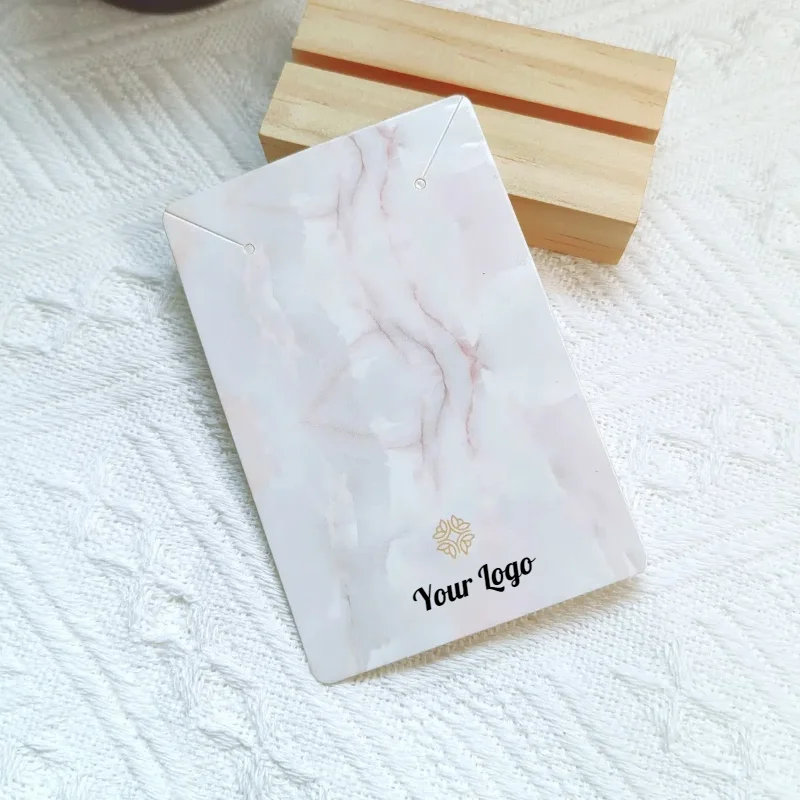 【Customize】Full Color Printing Kraft Paper Earring Necklace Jewelry Display Card Cardboard Holder Stand Package 100/200/500/1000