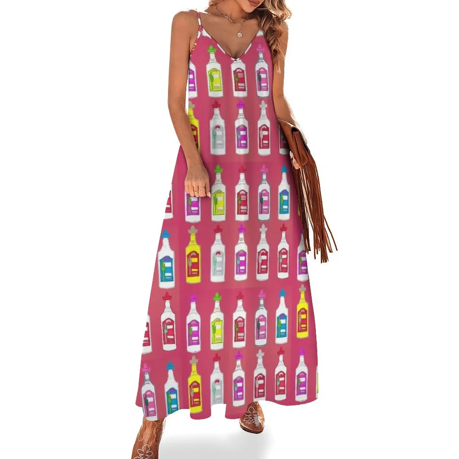 

Tequila Sleeveless Dress luxury dress women clothes Women long dress women's clothing trend 2025