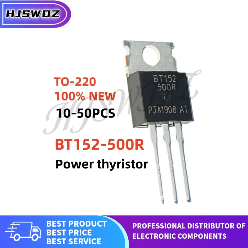 10~50PCS New BT152-500R BT152500R BT152 500R TO-220 Unidirectional thyristor power transistor