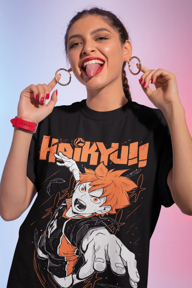 Hinata Shoyo Manga Strip Haikyuu Haikyu Anime Unisex Tshirt T-Shirt Tee ALL SIZE