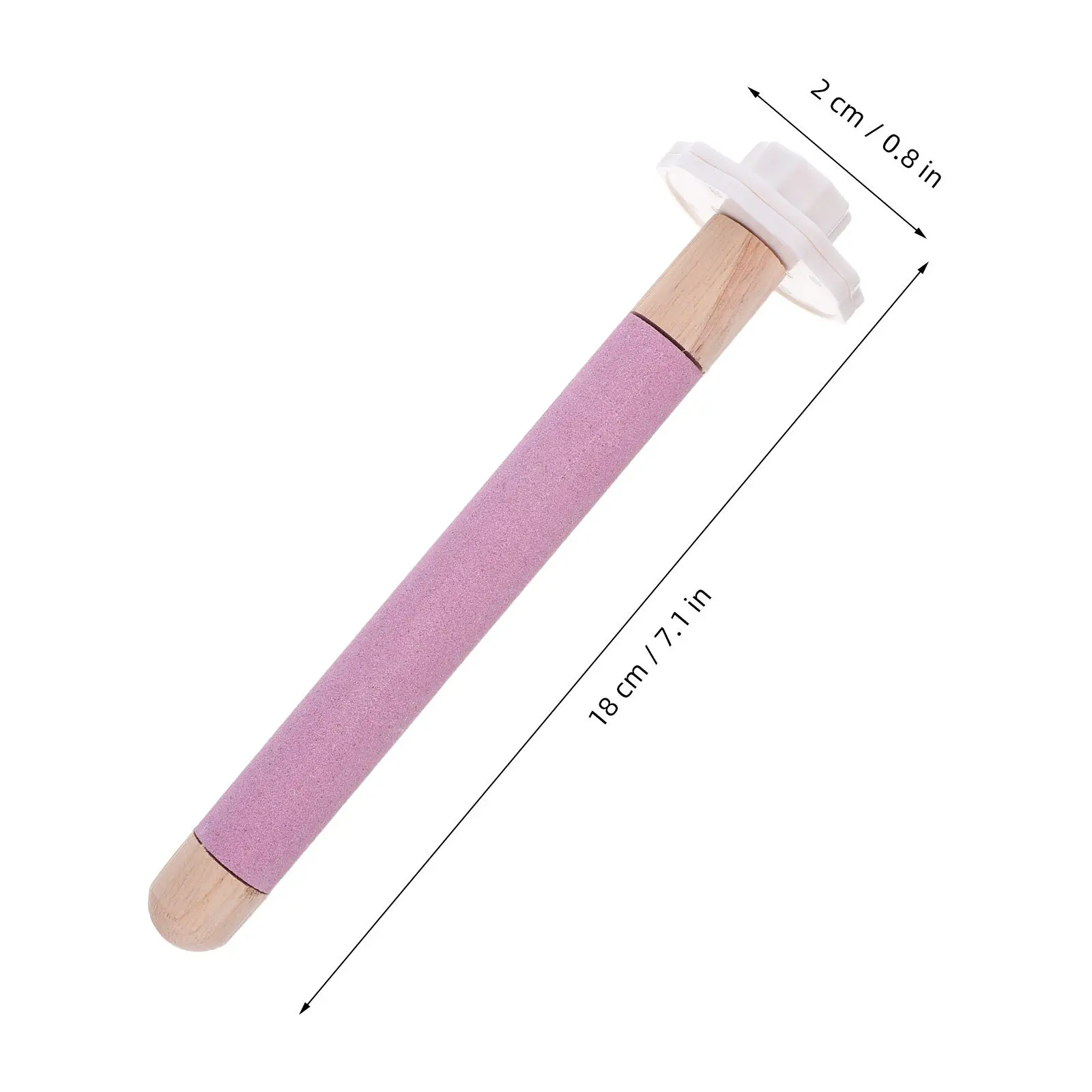 Wooden Bird Perch Sand Grinding Surface Natural Safe Non Toxic Parakeet Cockatiel Cage Resting Perch Nail Care Stand Budgie
