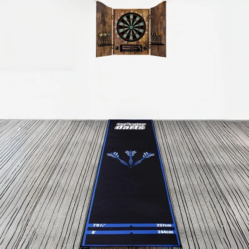 VIKAMA Polyester Durable Dart Mat Anti Slip Throwing Line Carpet Indoor Dart Sports Home Game Room Home Decoration view 3
