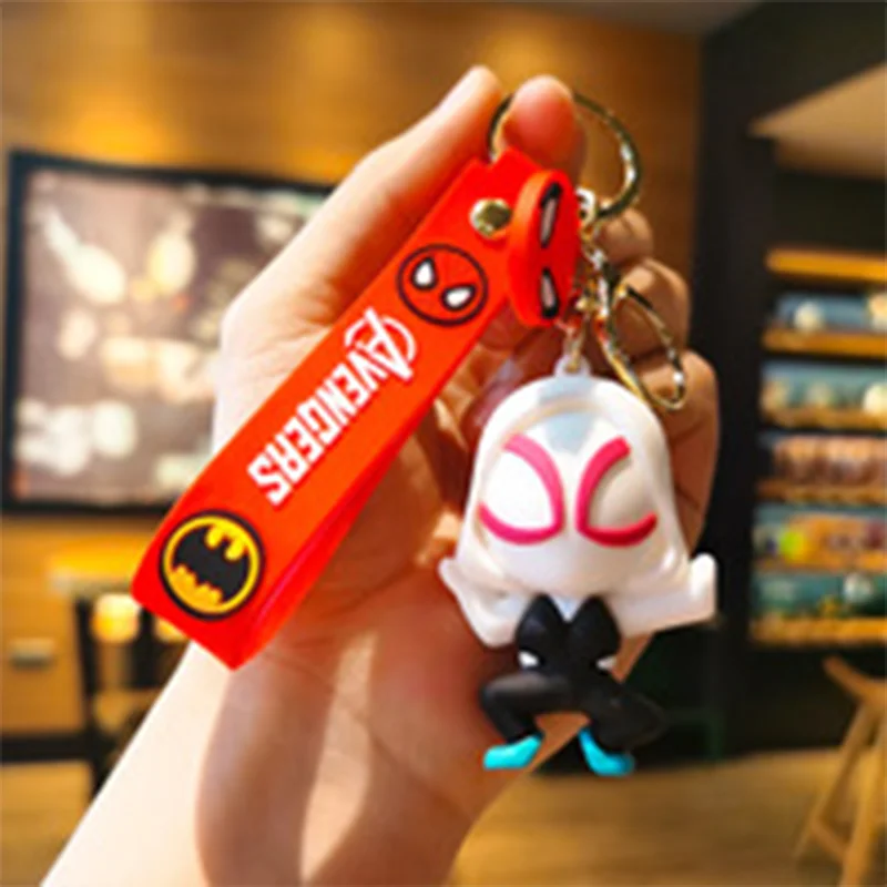 Chaveiro Criativo de Desenho Animado do Homem-Aranha, Pingente para Casal, Acessório para Bolsa e Carro, Presente para Amigos