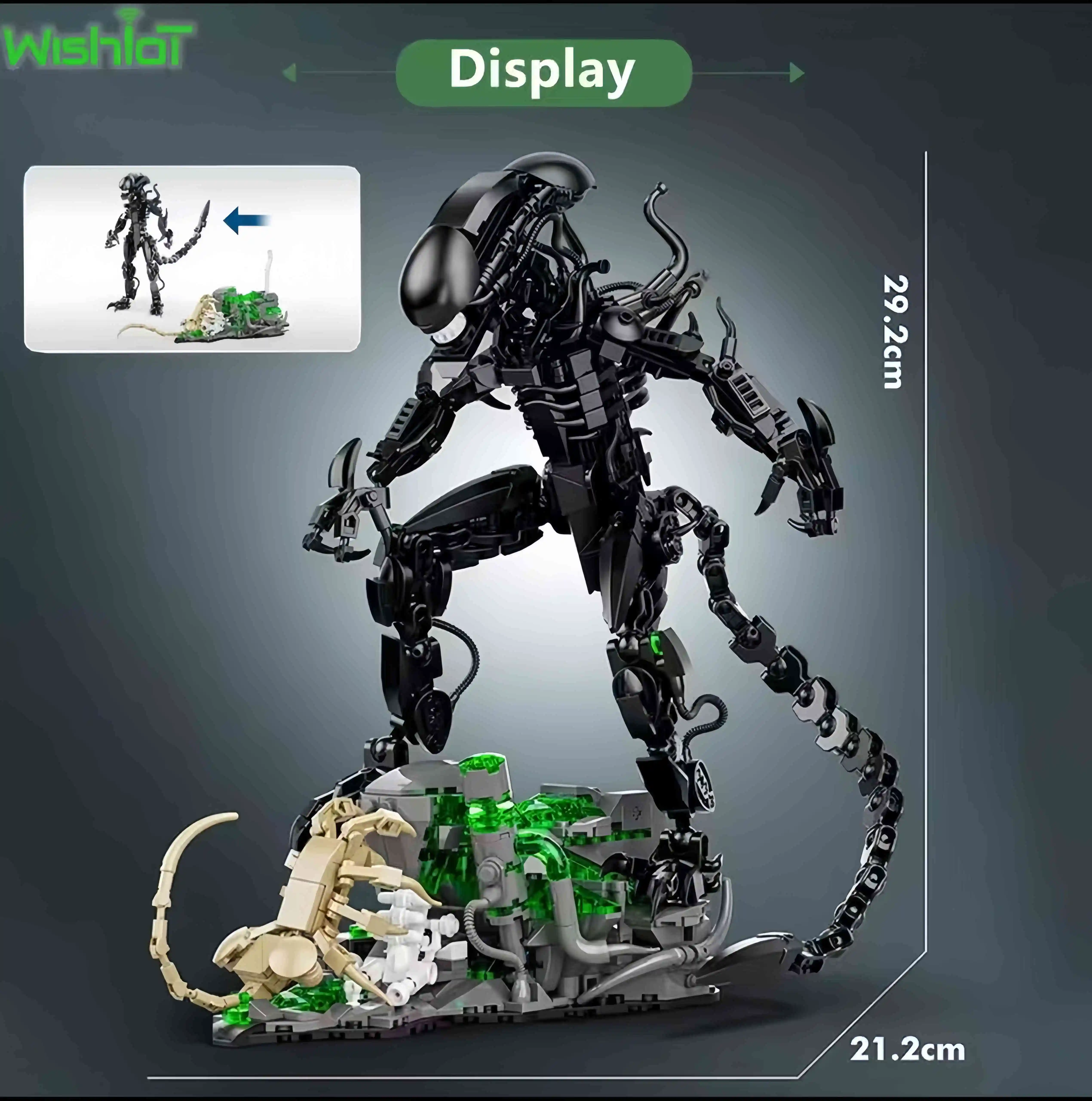 

DK Space Alien Warrior Monster Mecha Модель зонтика Строительные блоки Фильм Фигурка Сборка Кирпичи Игрушки Дети Взрослые Подарки