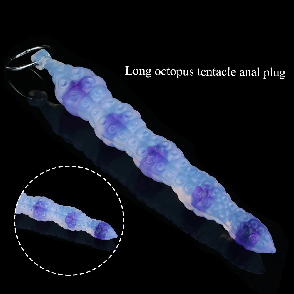 YOCY الوحش اللامسة القضيب سيليكون طويل الشرج المكونات الإناث G بقعة محفز الشرج الجنس لعب للكبار زوجين تدليك متعة #3