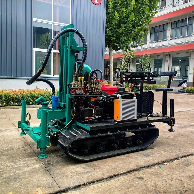حفارة زاحفة مدمجة لحفر الآبار  - مراجعة Heavy Equipment Drilling Rig وسعره