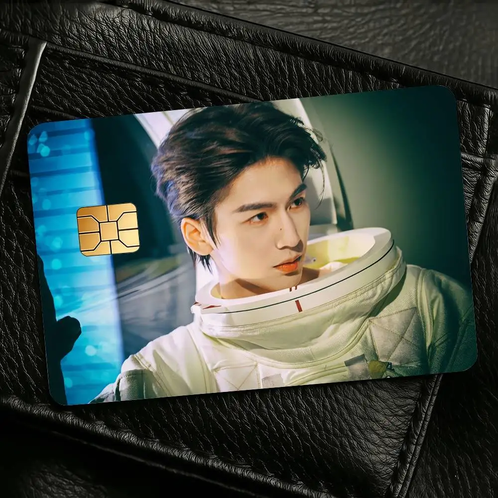 Z-Zhang L-Linghe Credit Skin Cover Card Stickers 4PCS Film Bus Pass Front Decoration Bank Debit Waterproof