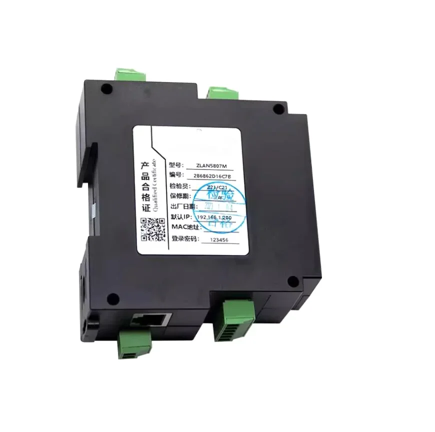 

ZLAN5807M 8 ports RS485 to Ethernet TCP IP Modbus Gateway RTU to TCP MQTT JSON compute din rail industrial module converter
