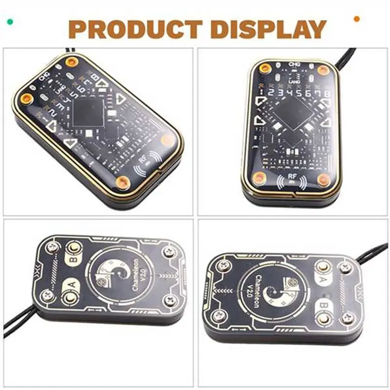 Chameleon Ultra V2.0 RFID Smart Chip Reader Duplicator+6XCUID 4XUID Keychain 125Khz 13.56Mhz Card Decode RFID Reader-Y41A