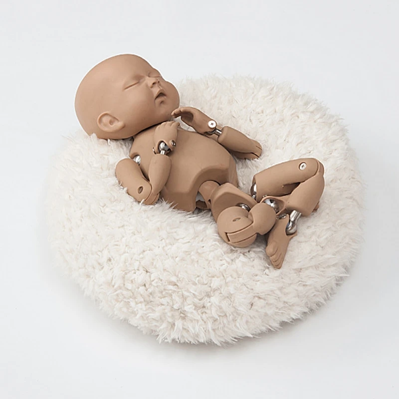 Removable Cover for Newborn Posing Pillow Baby Photography Props Newborn Filled Photo Pillow Bean Bag Accessories Basket Filler