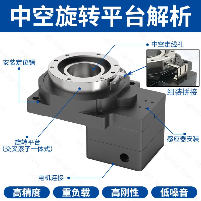 Hollow Rotary Platform 60/85 with Servo Stepper Motor Planetary Gearbox Rotary Actuator