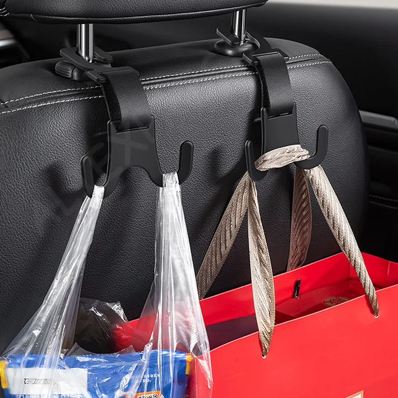 

Car Headrest Hook, Car Seat Hook Hidden Car Rear Seat Hanger Storage Hooks, Suitable For Hanging Handbags, Wallets Grocery Bags