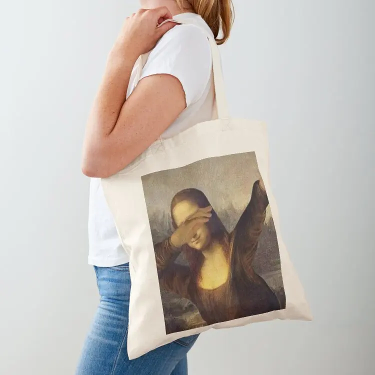 

mona lisa DABBING! DAB! [*THE ORIGINAL*] Tote Bag eco pack hand bag ladies Handbags