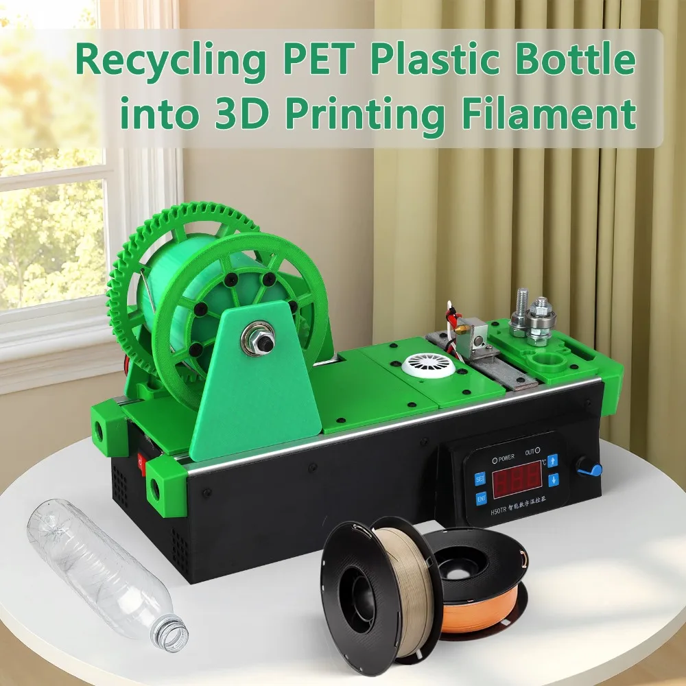 DIY Desktop 3D Filament Extruder Machine Kit Multifunctional Plastic Filament Maker Tool For 3D Printing Consumables Maker